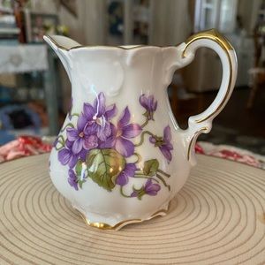 Vintage MITTERTEICH Bavaria Germany LILAC PATTERN Creamer
